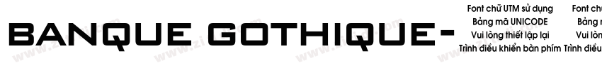 banque gothique字体转换